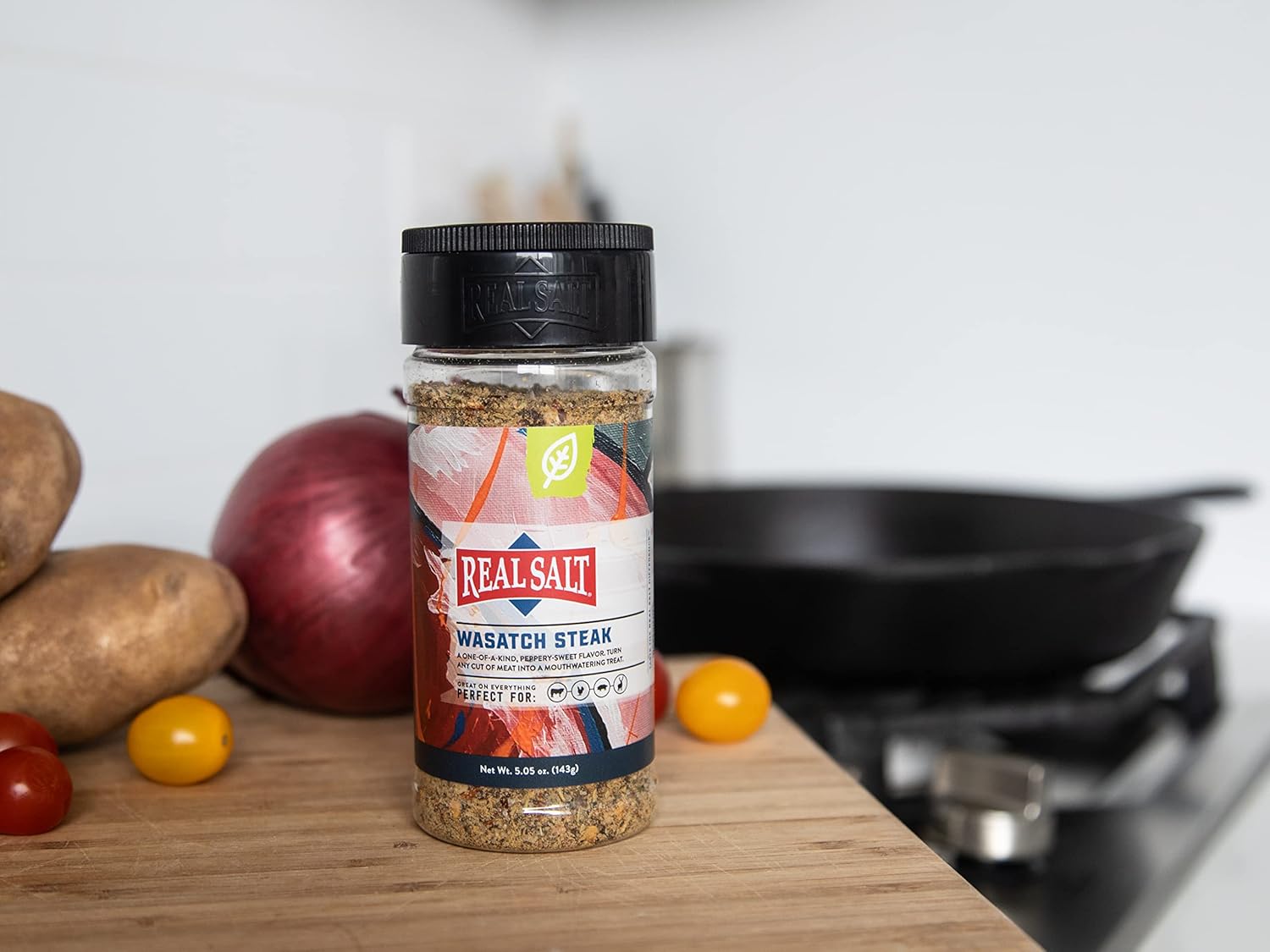 Redmond Real Salt - Wasatch Steak Seasoning Shaker 5.05 Oz