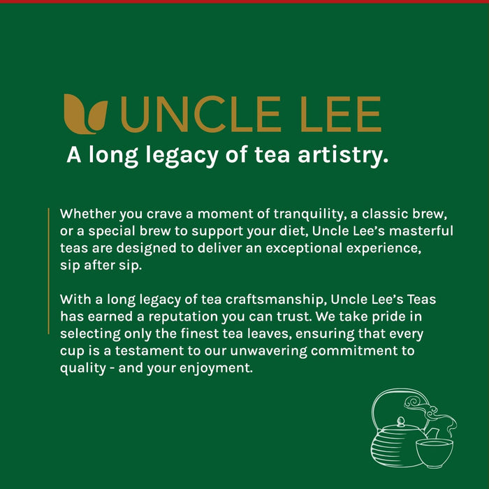 Uncle Lee’s Organic White Tea, 100 Tea Bags, 5.29Oz