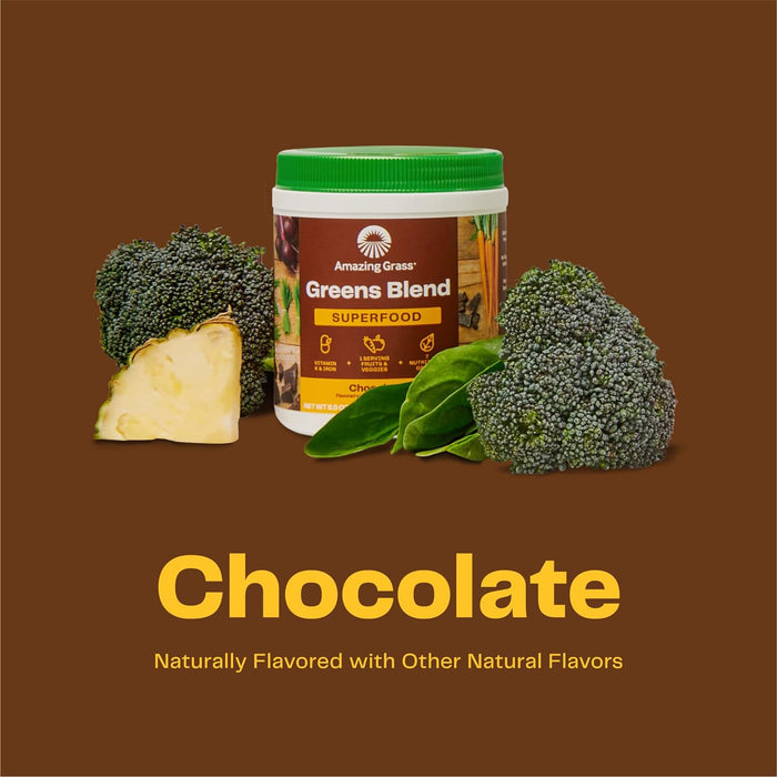 Amazing Grass Green Superfood Powder, Chocolate, 240 g