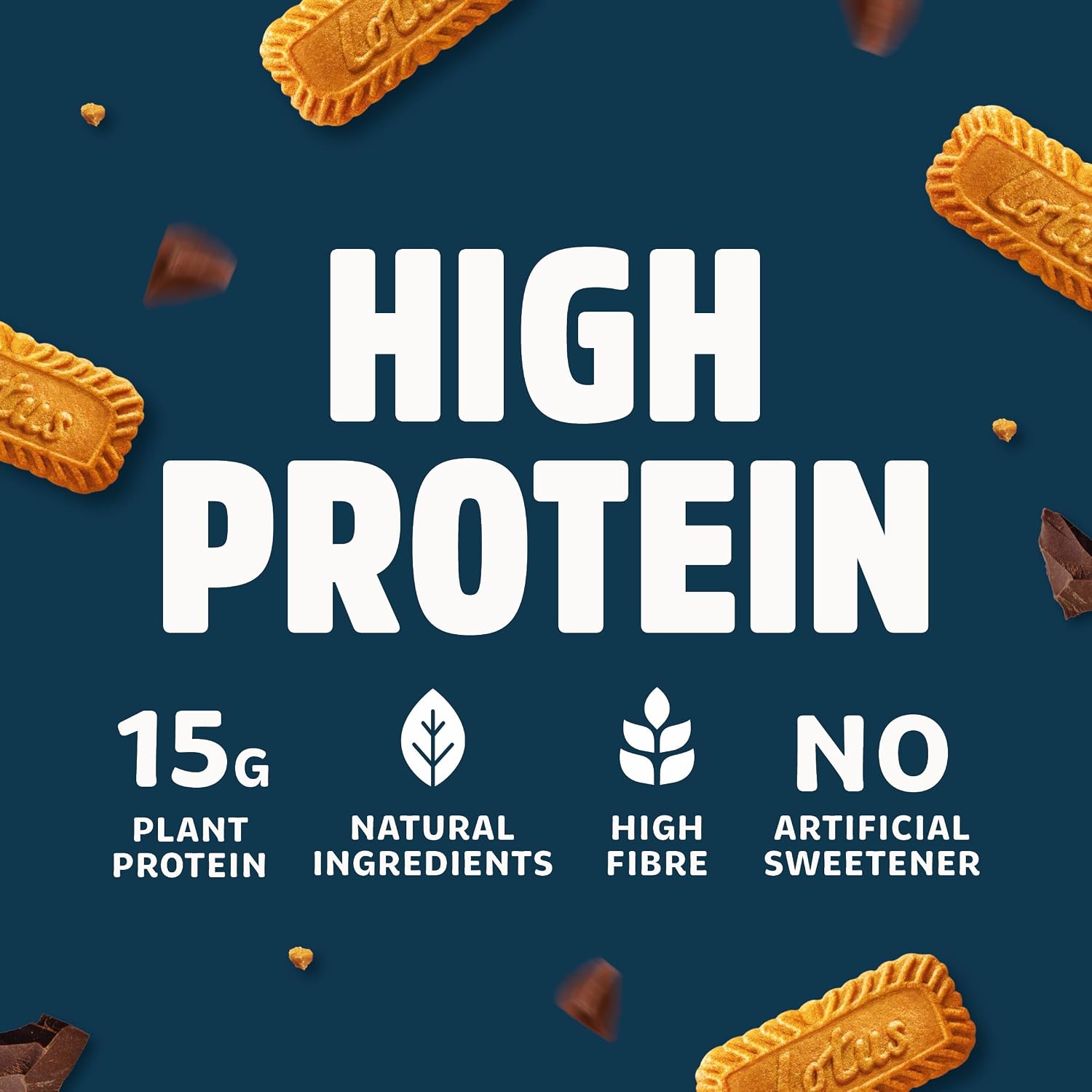 JB's TREK High Protein Biscoff Bar 55g - Pack of 12