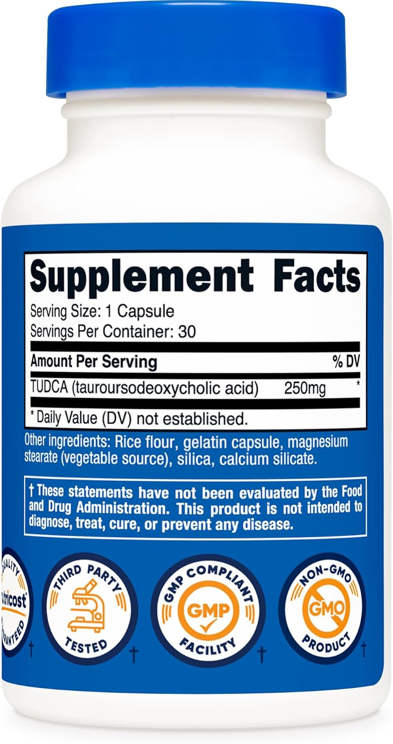 Nutricost Tudca 250mg - 30 Capsules