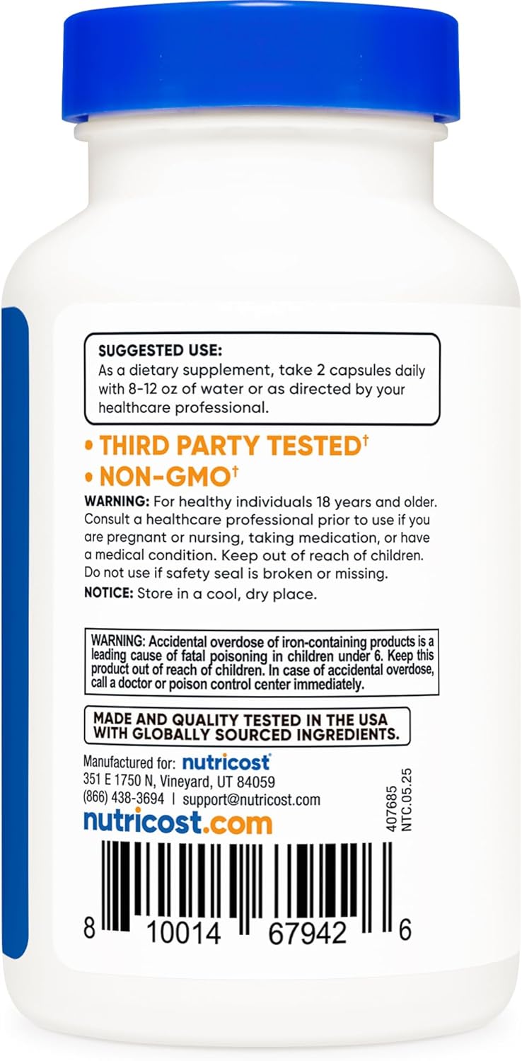 Nutricost Multivitamin with Probiotics, 120 Vegetarian Capsules - Packed with Vitamins & Minerals