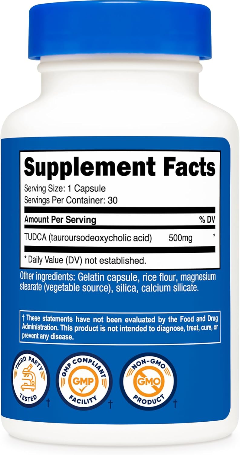 Nutricost Tudca 500mg - 30 Capsules
