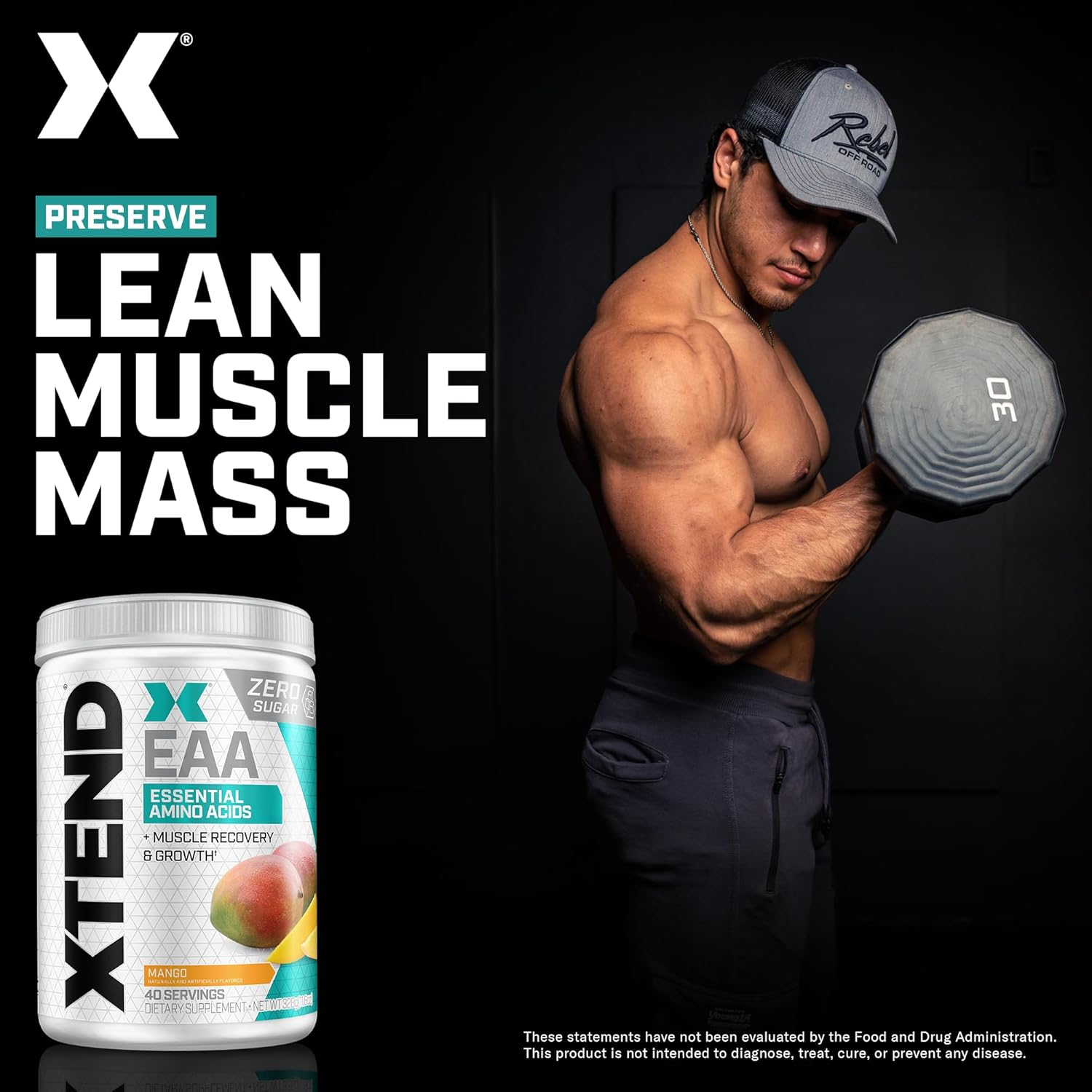 Scivation XTEND EAA + BCAA Powder | Muscle Recovery & Lean Muscle Growth 40 serving