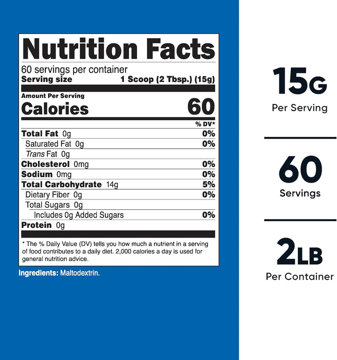 Nutricost Maltodextrin Powder 2lb - Gluten Free, Non-GMO