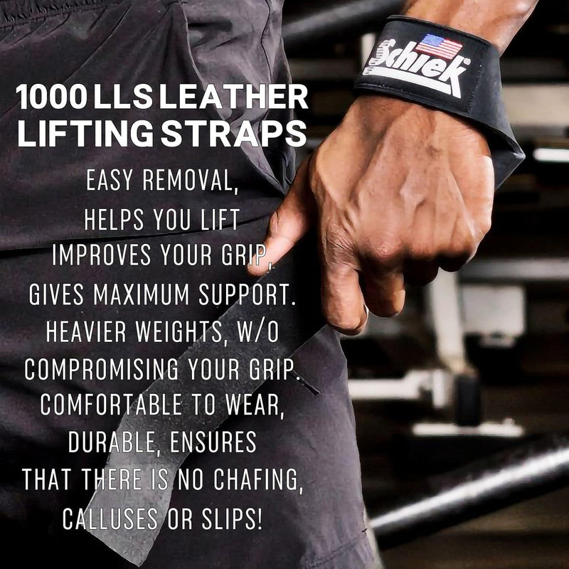 Schiek Model 1000LLS Leather Lifting Straps