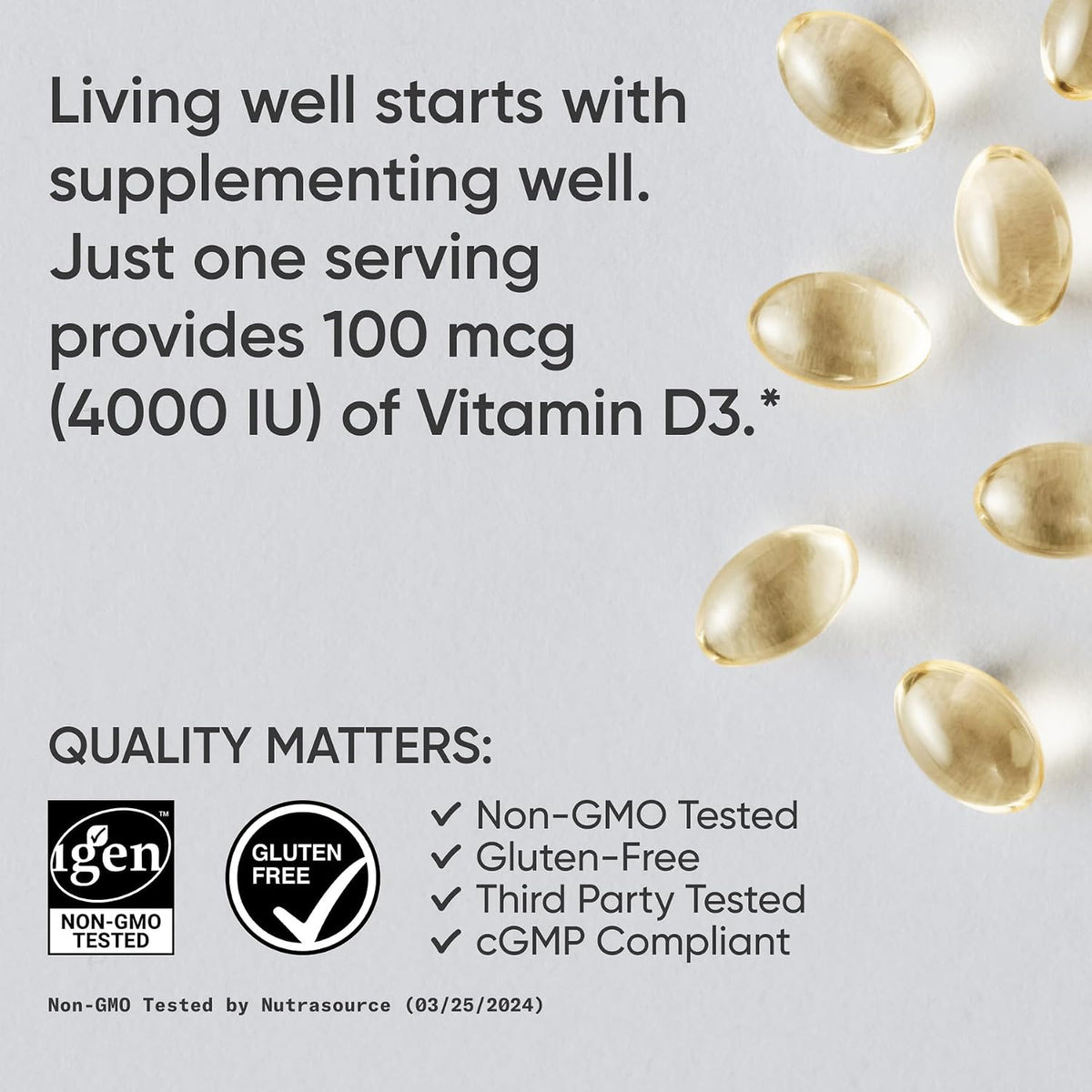 Sports Research Vitamin D3 4000iu - 360 softgels