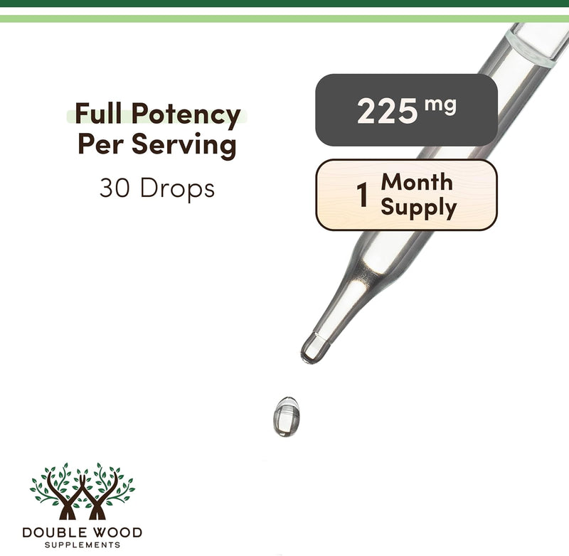 Double Wood Supplements Vitamin D3 + K2 5000 IU Liquid Drops 30 serving