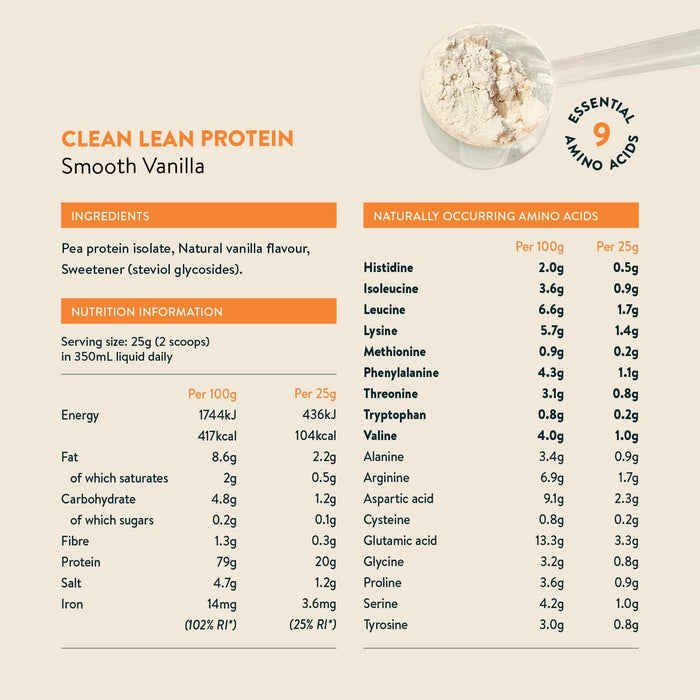 Nuzest Clean Lean Protein 500g Smooth Vanilla