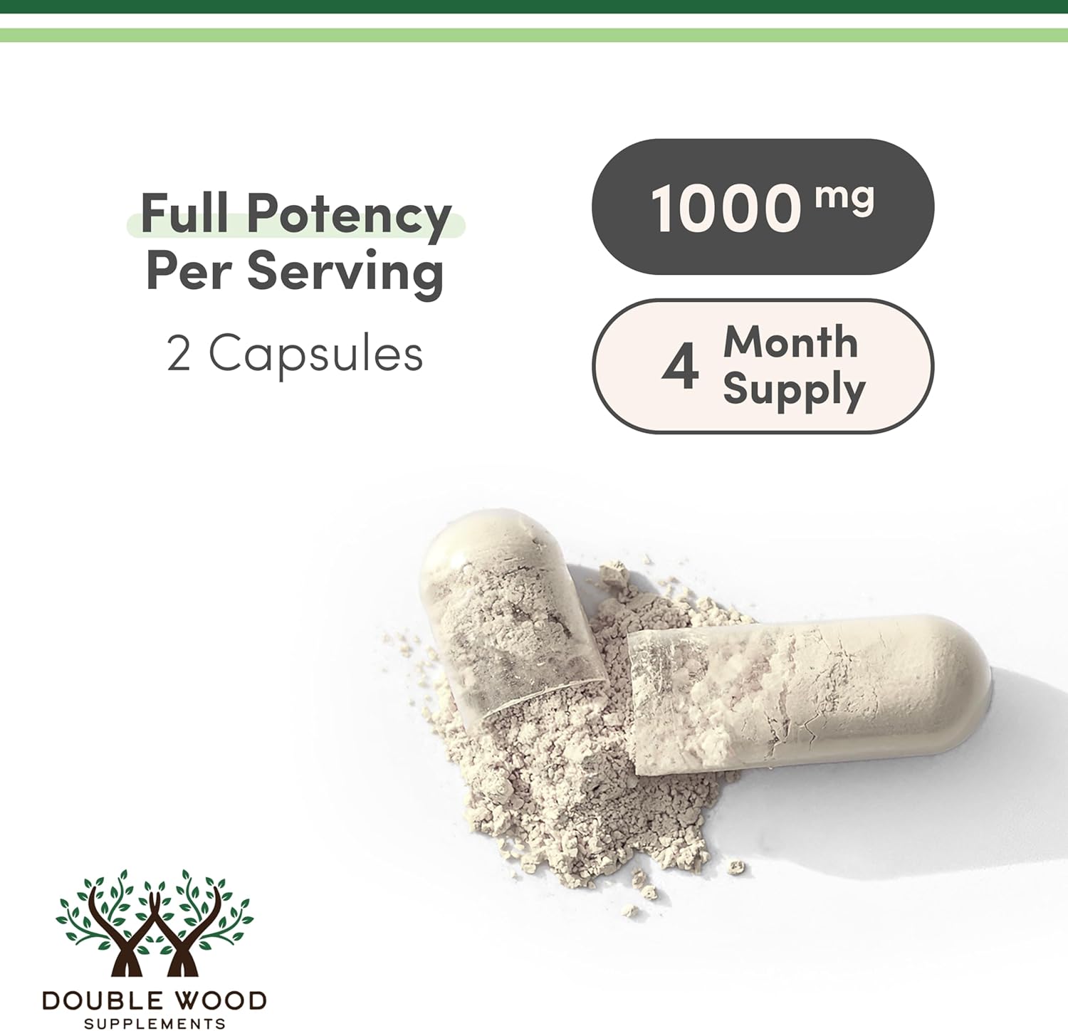 Double Wood Supplements Boswellia Extract 1000mg - 240 Capsules