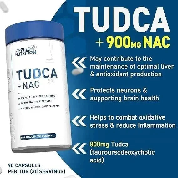 Applied Nutrition Tudca + NAC - 90 Capsules
