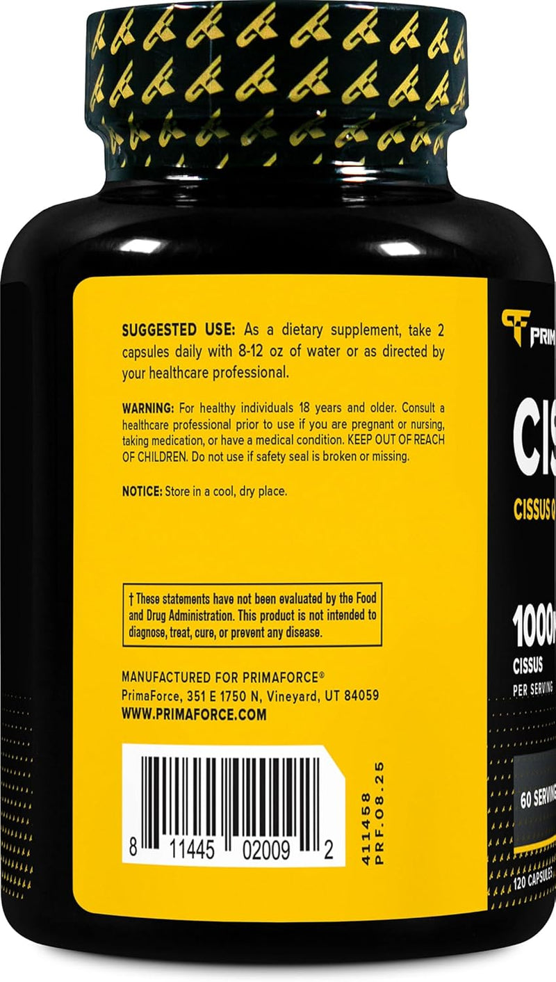 Primaforce Cissus Quadrangularis 1000mg - 120 Capsules