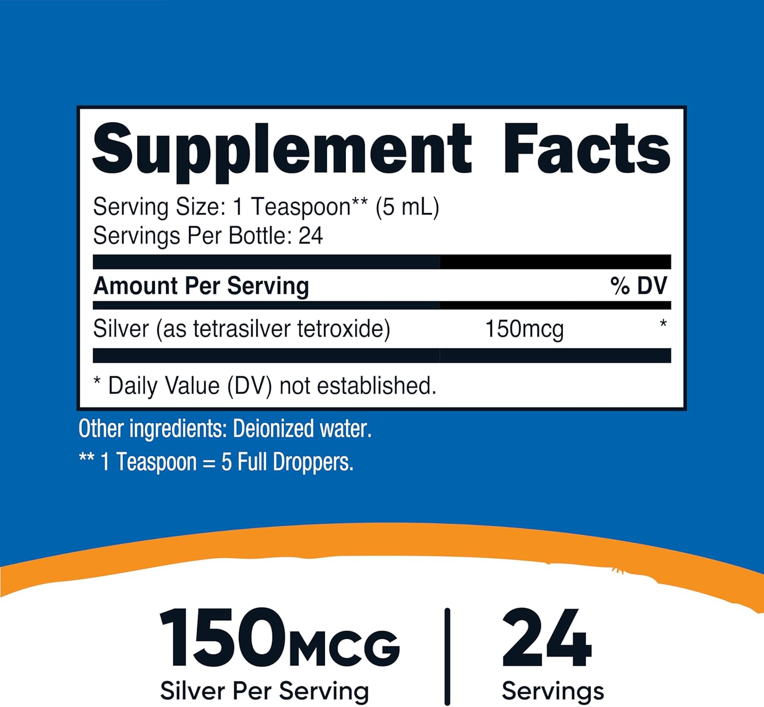 Nutricost Colloidal Silver 4 Fl Oz - 118ml