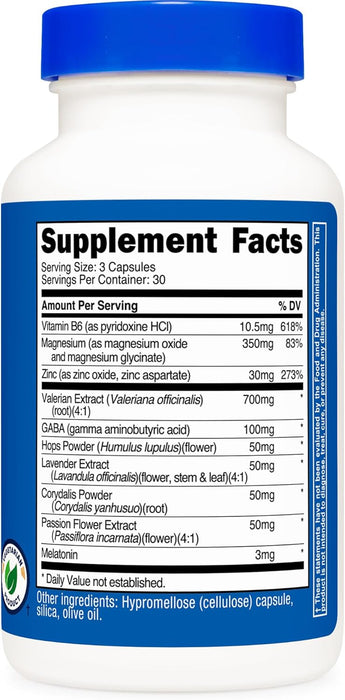 Nutricost Sleep Aid Complex, 90 Capsules - 30 serving