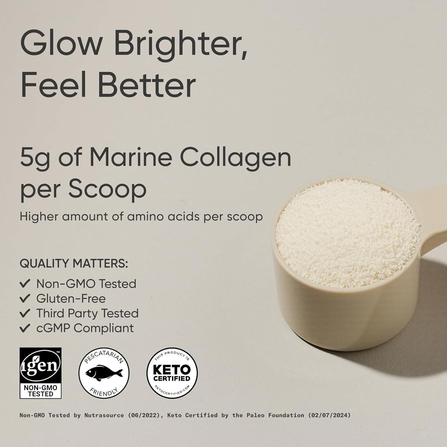 Sports Research Marine Collagen Beauty Complex powder with Vitamin C & Biotin - 30 serving