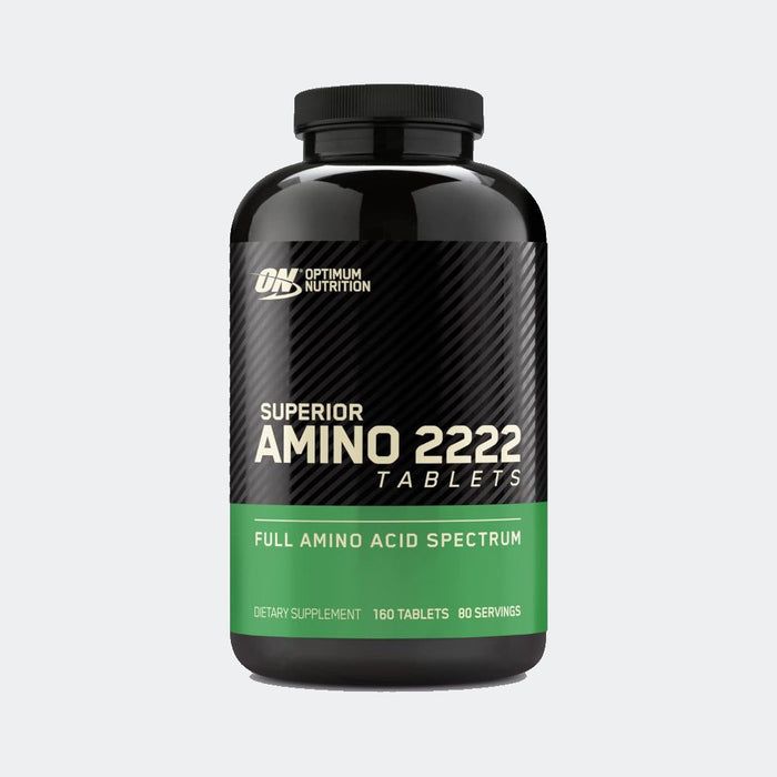 Optimum Nutrition Superior Amino 2222 Tablets, Complete Essential Amino Acids, EAAs