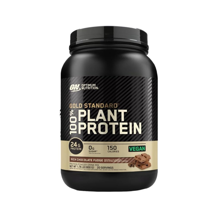 Optimum Nutrition (ON) Gold Standard 100% Plant Based Protein Powder, Gluten Free, Vegan Protein for Muscle Support and Recovery with Amino Acids