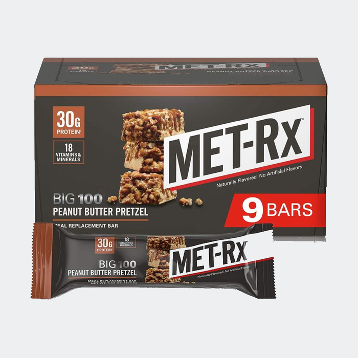 MET-Rx Big 100 Meal Replacement Protein Bar, (Pack of 9)