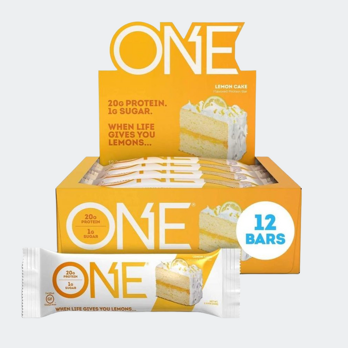 One Brand ONE Bar with 20g Protein, Gluten-Free, 2.12 Oz, Pack of 12