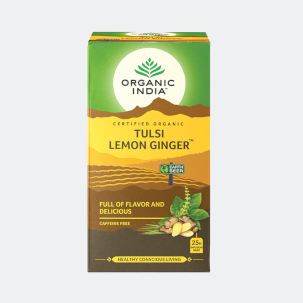 Organic India Tulsi Moringa Tea 36g - 18 Infusion Bags per pack - Clearance Sale