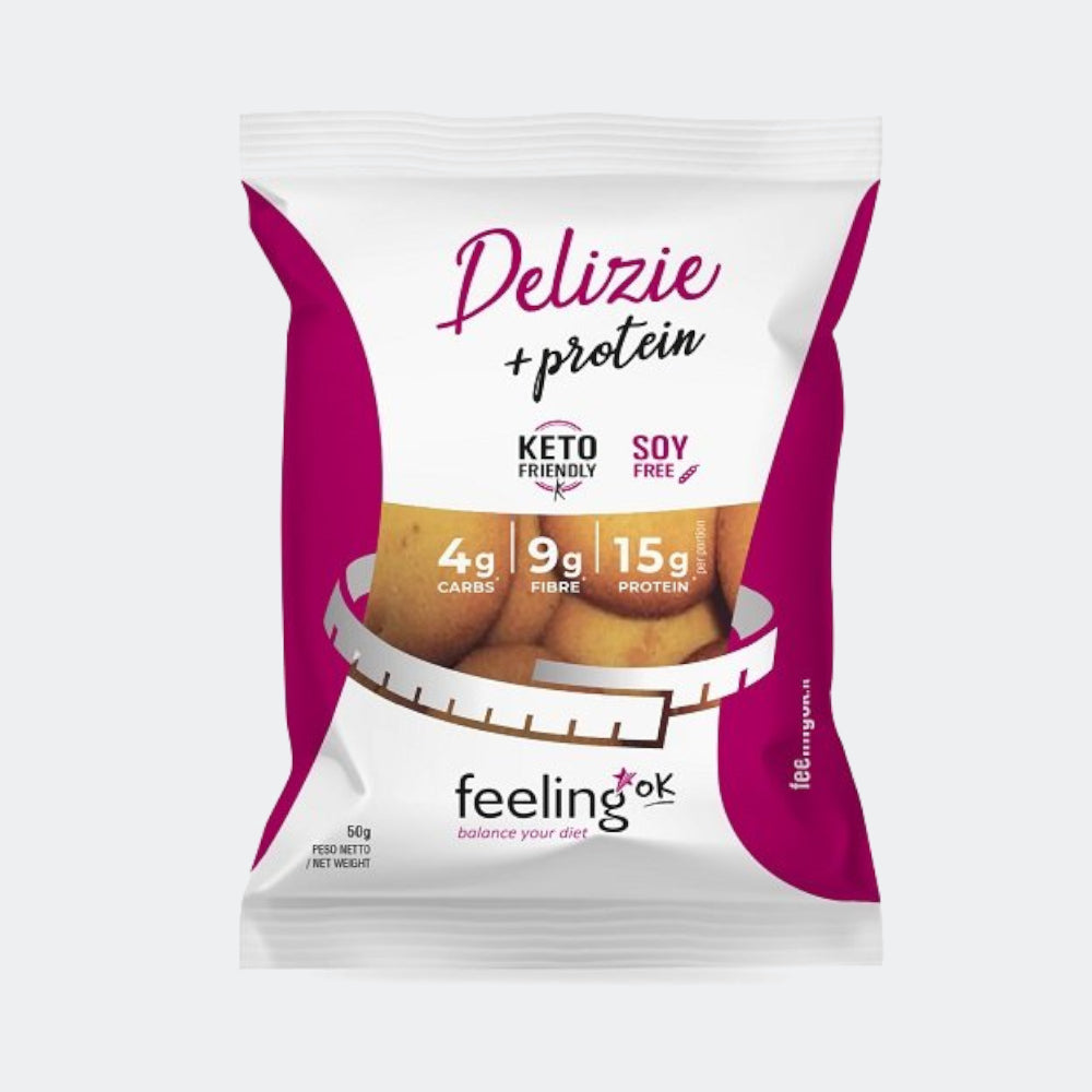 Feeling Ok Delizie Protein Biscuit 50g - Keto Friendly