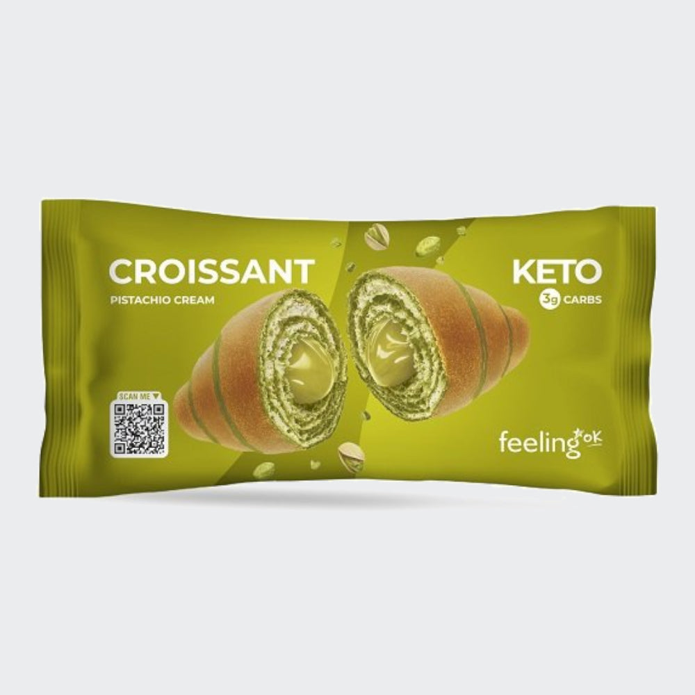Feeling Ok Cream Filled Protein Croissant 50g - Keto Friendly