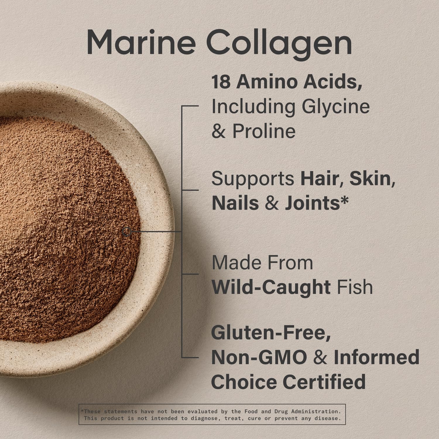 Sports Research Marine Collagen Peptides-Hydrolyzed Type 1 & 3 Collagen, 12oz - Beauty Collagen Supplement for Women & Men