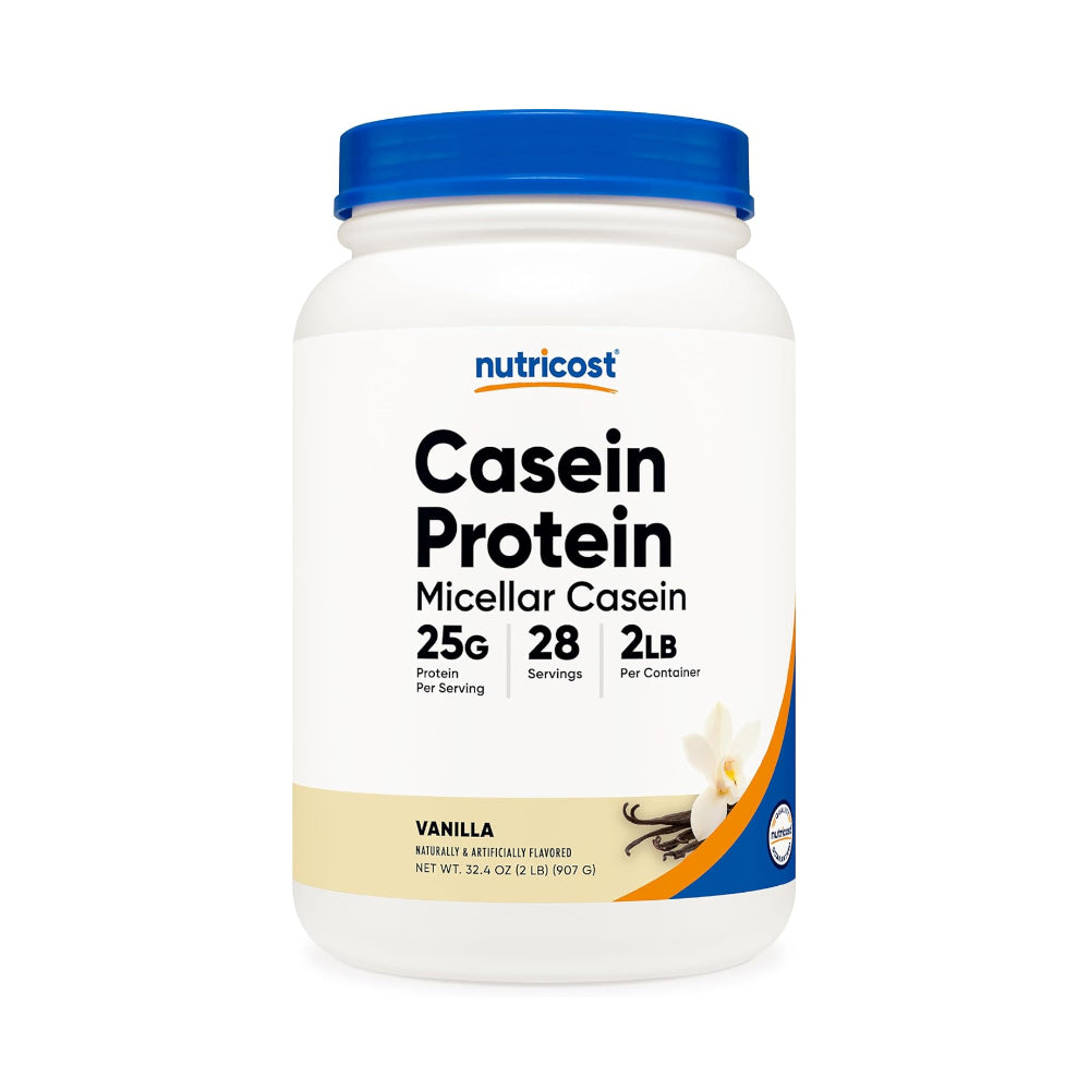 Nutricost Casein Protein Powder 2lb - Micellar Casein, Gluten Free, Non-GMO