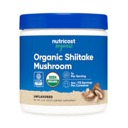 Nutricost Organic Shiitake Mushroom Powder 113g - Unflavoured