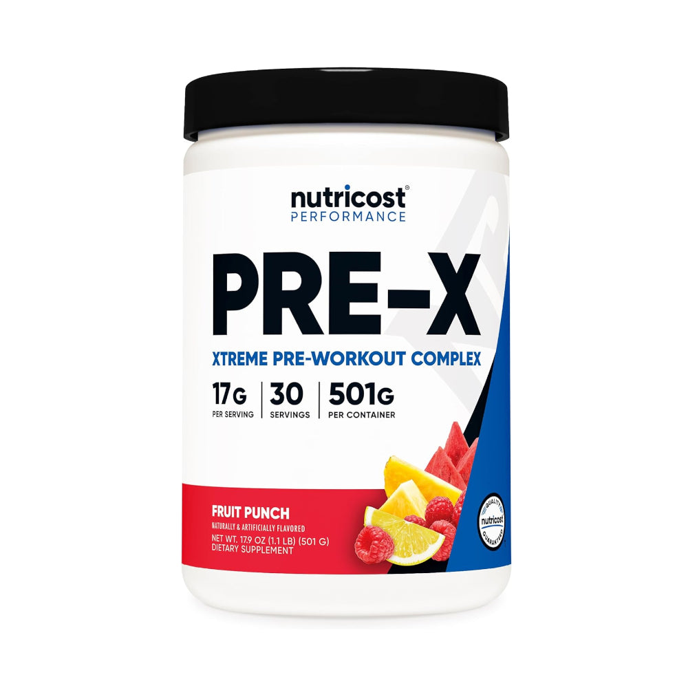 Nutricost Pre-X Xtreme Pre-Workout Complex Powder 30 serving - 501g