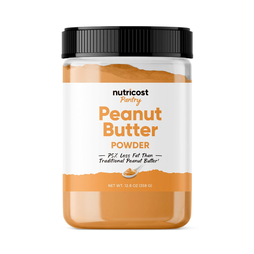 Nutricost Peanut Butter Powder 358g - No Sugar Added, Non-GMO, No Sugar Alcohol, All-Natural Powdered Peanut Spread from Roasted Pressed Peanuts