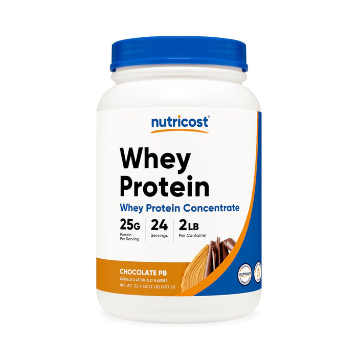Nutricost Whey Protein Concentrate 2lb - Gluten Free & Non-GMO