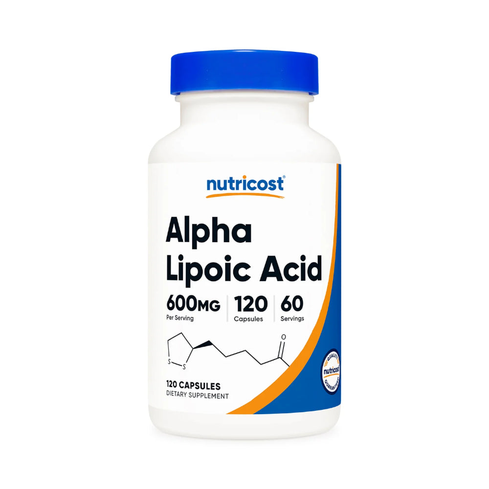 Nutricost Alpha Lipoic Acid 60 Servings - Plant Based Caps, Non-GMO