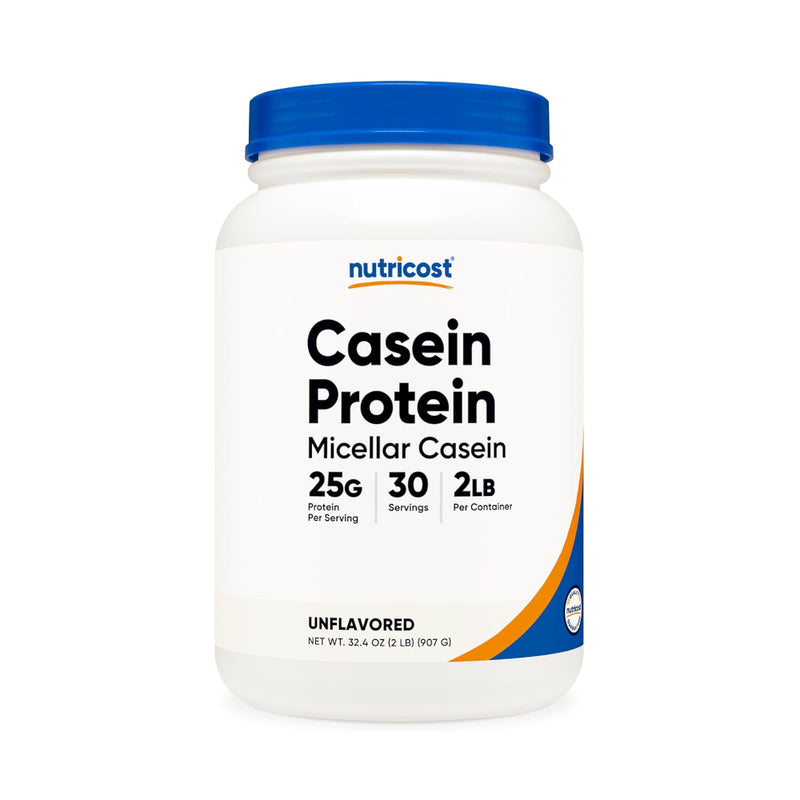 Nutricost Casein Protein Powder 2lb - Micellar Casein, Gluten Free, Non-GMO