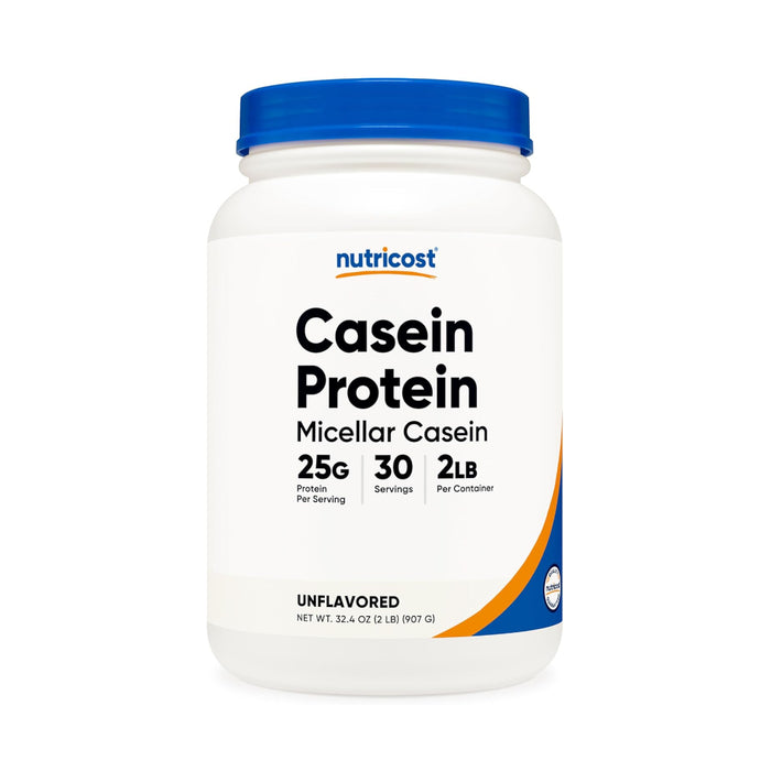 Nutricost Casein Protein Powder 2lb - Micellar Casein, Gluten Free, Non-GMO