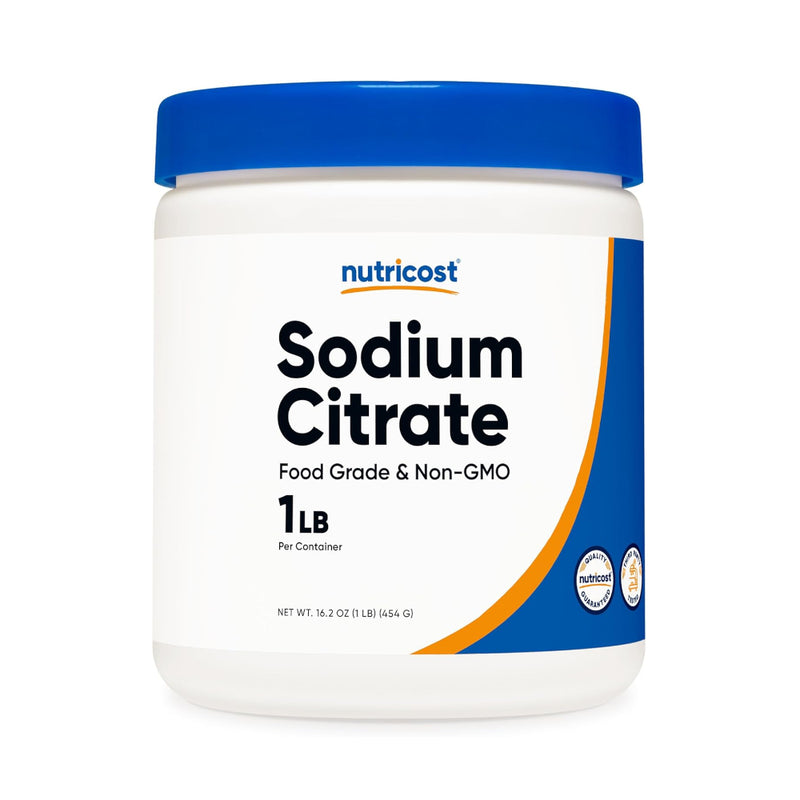 Nutricost Sodium Citrate Powder - Food Grade, Non-GMO - Emulsifier, Natural Flavor Enhancer, Food Preservant