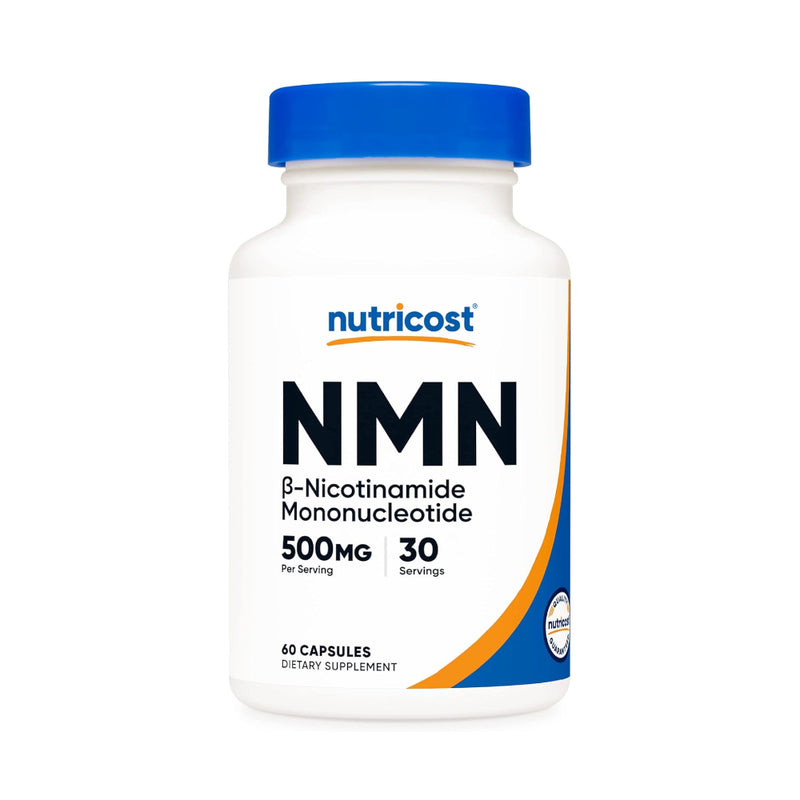 Nutricost NMN (Nicotinamide Mononucleotide) 500mg, 60 Capsules - Vegetarian Friendly, Gluten Free, Non-GMO