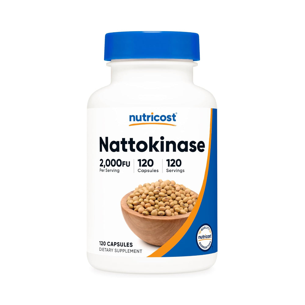 Nutricost Nattokinase 2,000FU, 120 Capsules - Gluten Free, Non-GMO, Vegetarian Friendly