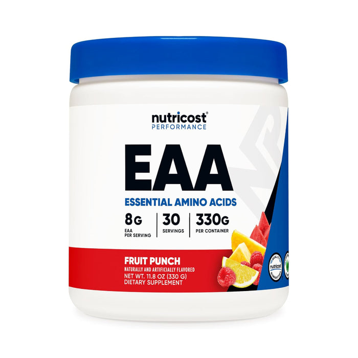 Nutricost EAA Powder 30 Servings - Essential Amino Acids - Non-GMO, Gluten Free, Vegetarian Friendly