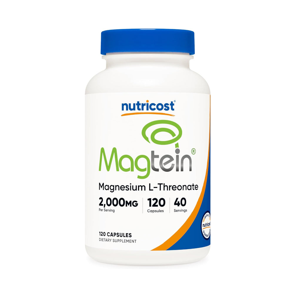 Nutricost Magnesium L-Threonate As Magtein 2000mg - 120 Capsules