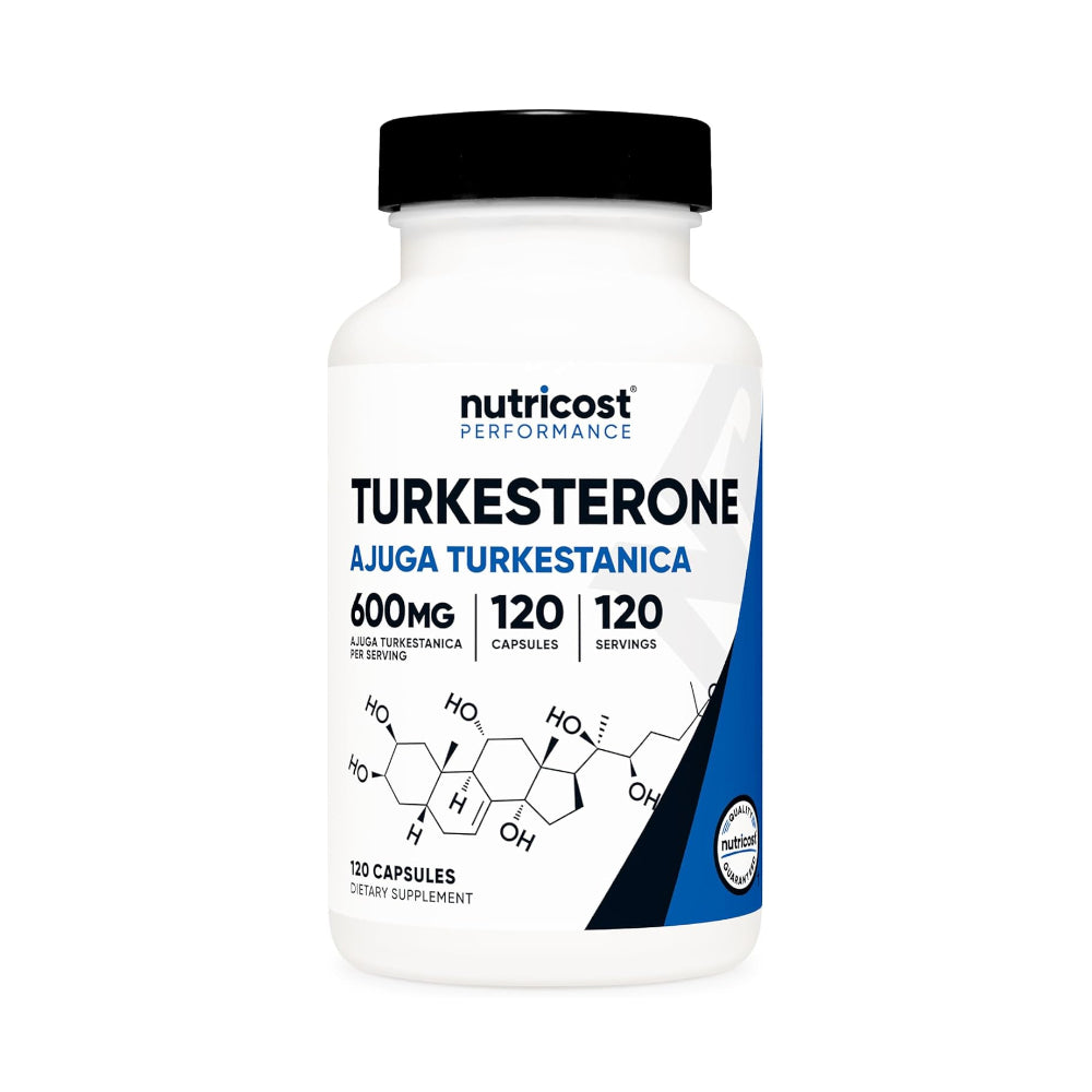 Nutricost Turkesterone Dietary Supplement 600mg, 120 Capsules - Vegetarian, Non-GMO & Gluten Free