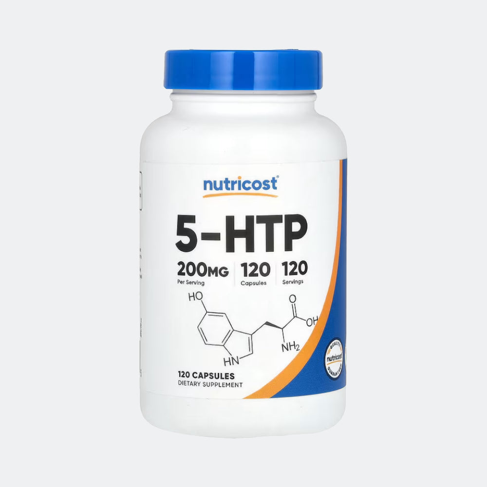 Nutricost 5-HTP 200mg, 120 Vegetarian Capsules - Non-GMO & Gluten Free