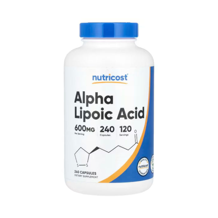 Nutricost Alpha Lipoic Acid 60 Servings - Plant Based Caps, Non-GMO