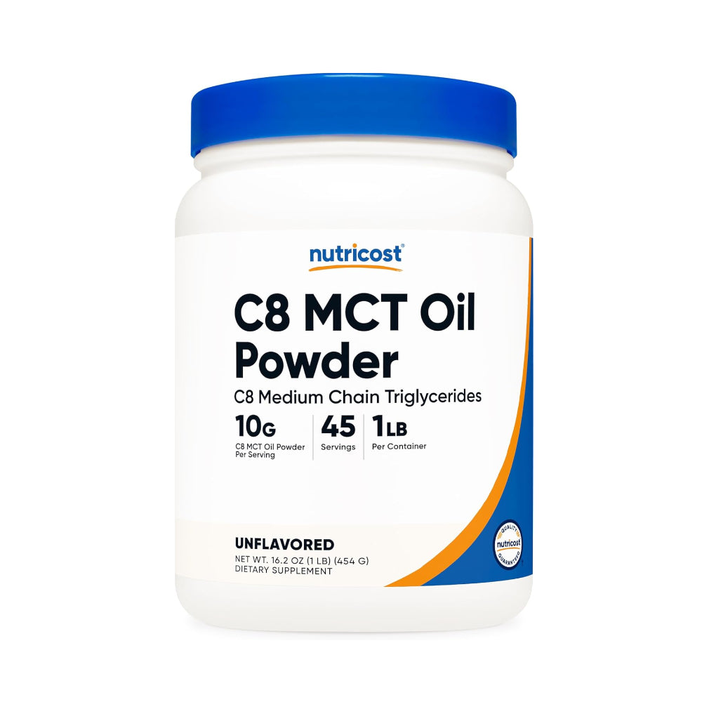 Nutricost C8 MCT Oil Powder - 1lb