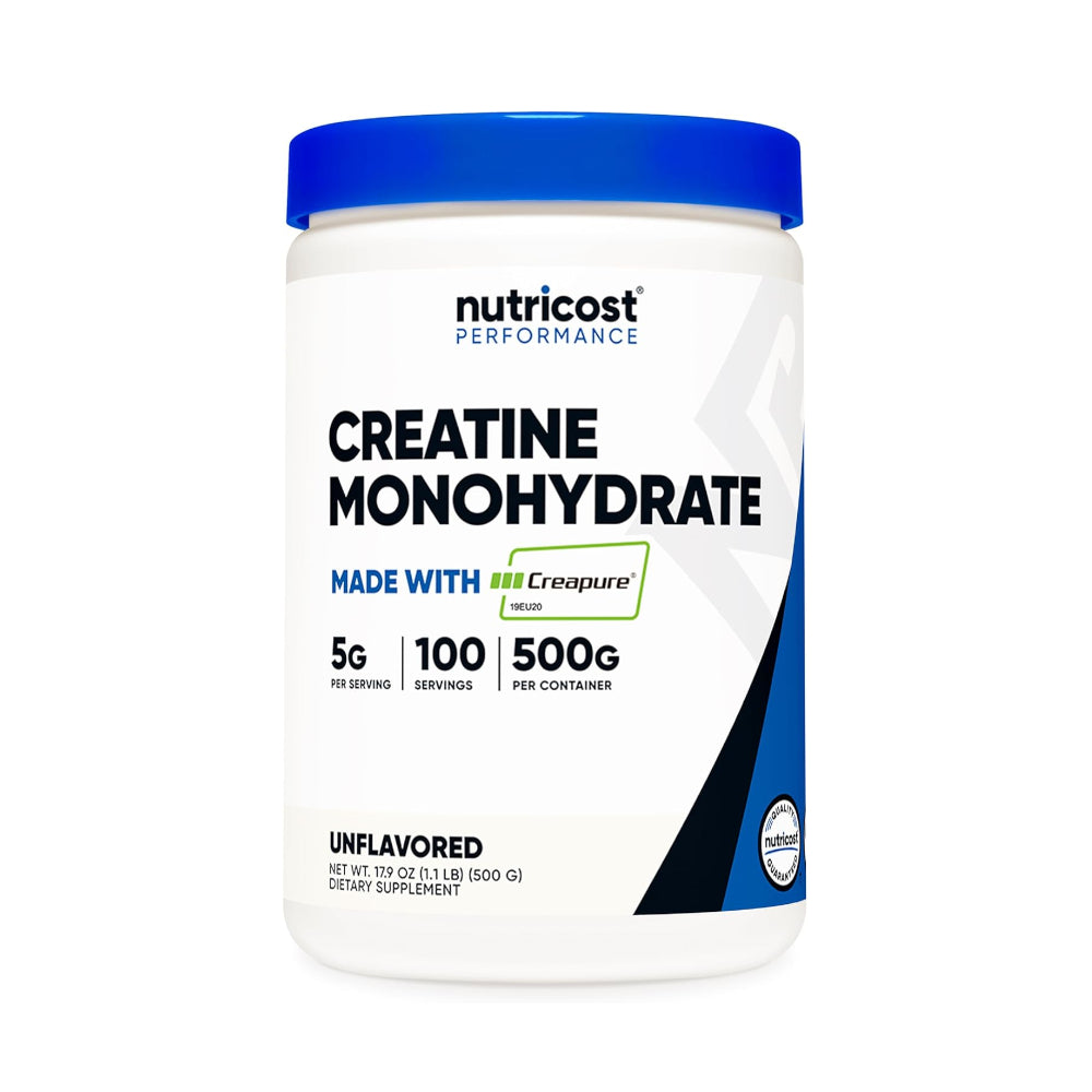Nutricost Creapure Creatine Monohydrate 500g - 100 serving