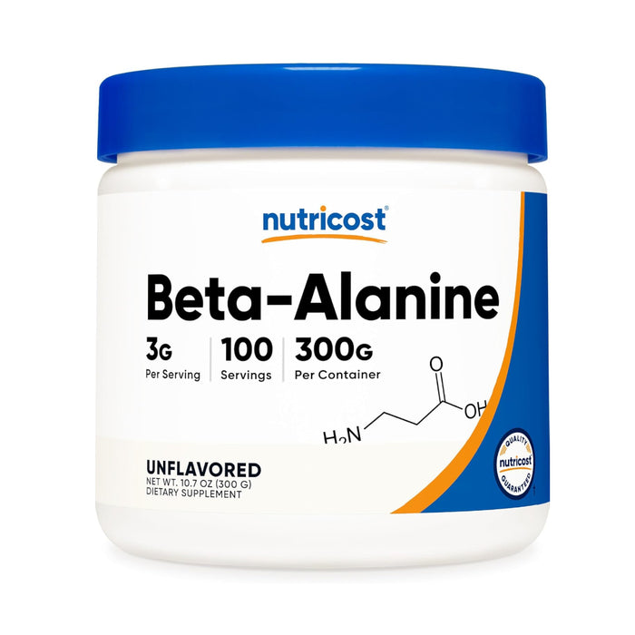 Nutricost Beta Alanine Powder - 3 Grams Per Serving