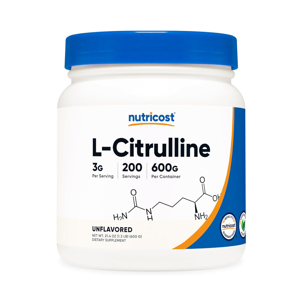 Nutricost Pure L-Citrulline Base Powder 600g