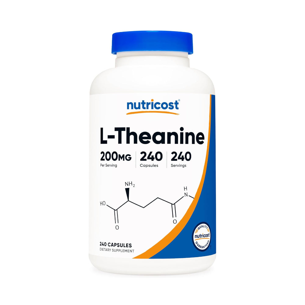 Nutricost L-Theanine 200mg, 240 Capsules - Double Strength