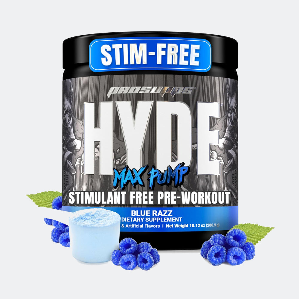 ProSupps Hyde Max Pump Pre Workout for Men and Women 20 serving - Nitric Oxide Supplement for Pump and Endurance