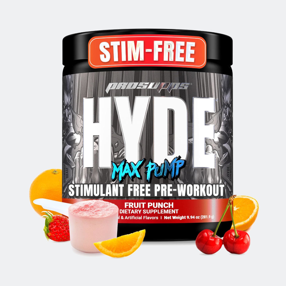 ProSupps Hyde Max Pump Pre Workout for Men and Women 20 serving - Nitric Oxide Supplement for Pump and Endurance